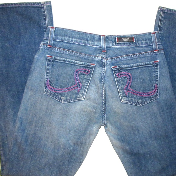 Rock & Republic Boot Cut Flare Jeans Size 28 - Picture 2 of 6
